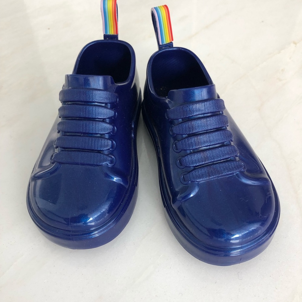 Mini Melissa blie rainbow shoes